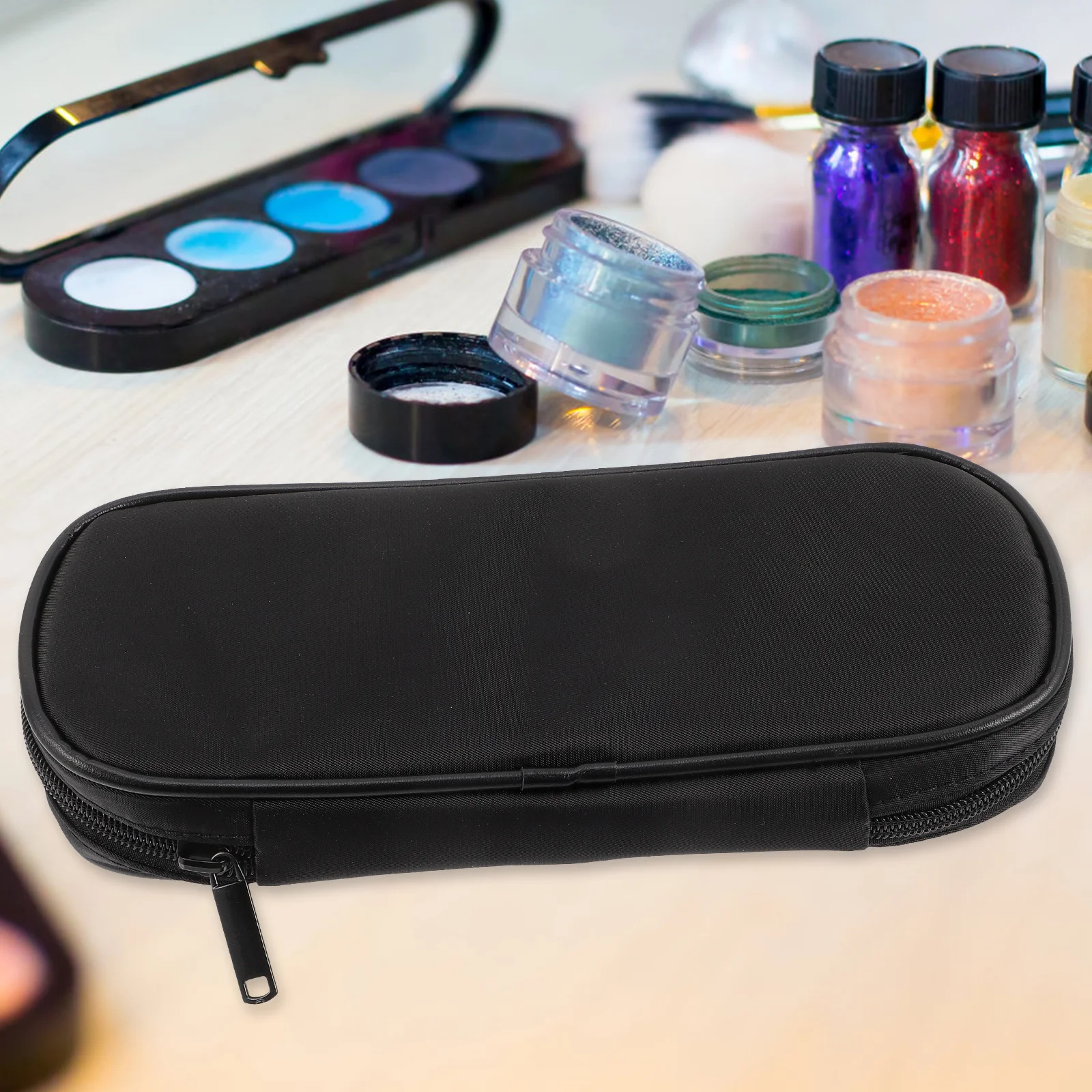 

Large Capacity Makeup Brush Bag Portable Organizer Durable Zipper Design Multi Function Makeup Brush Bag