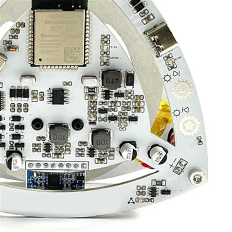 Selbstausgleichendes Lelot-Dreiecksmodell, leuchtendes Ornament, wissenschaftliches experimentelles Werkzeug, eckiger Momentum, Konservierung