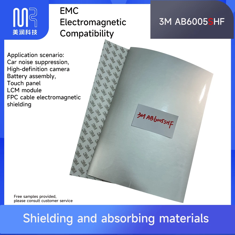 3M™ EMI Absorber AB5100HF AB6005GHFSHF EMC absorbing material Anti-metal Interference UHF RFID Material Stealthly Absorb EMI