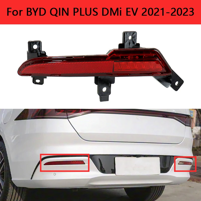 

LED Rear Brake Light For BYD QIN PLUS DMi EV 2021-2023 Rear Bumper Light Reflector Lamp Reversing Light Rear Fog Light Fog Lamp