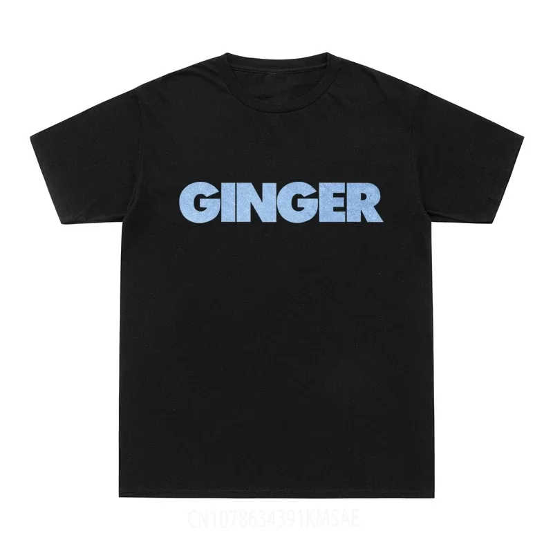 Summer Hip Hop Tee Shirt GINGER Letter Print T-Shirt Men Women O-Neck Cotton T Shirts Brockhampton All-American Boyband Tee Tops