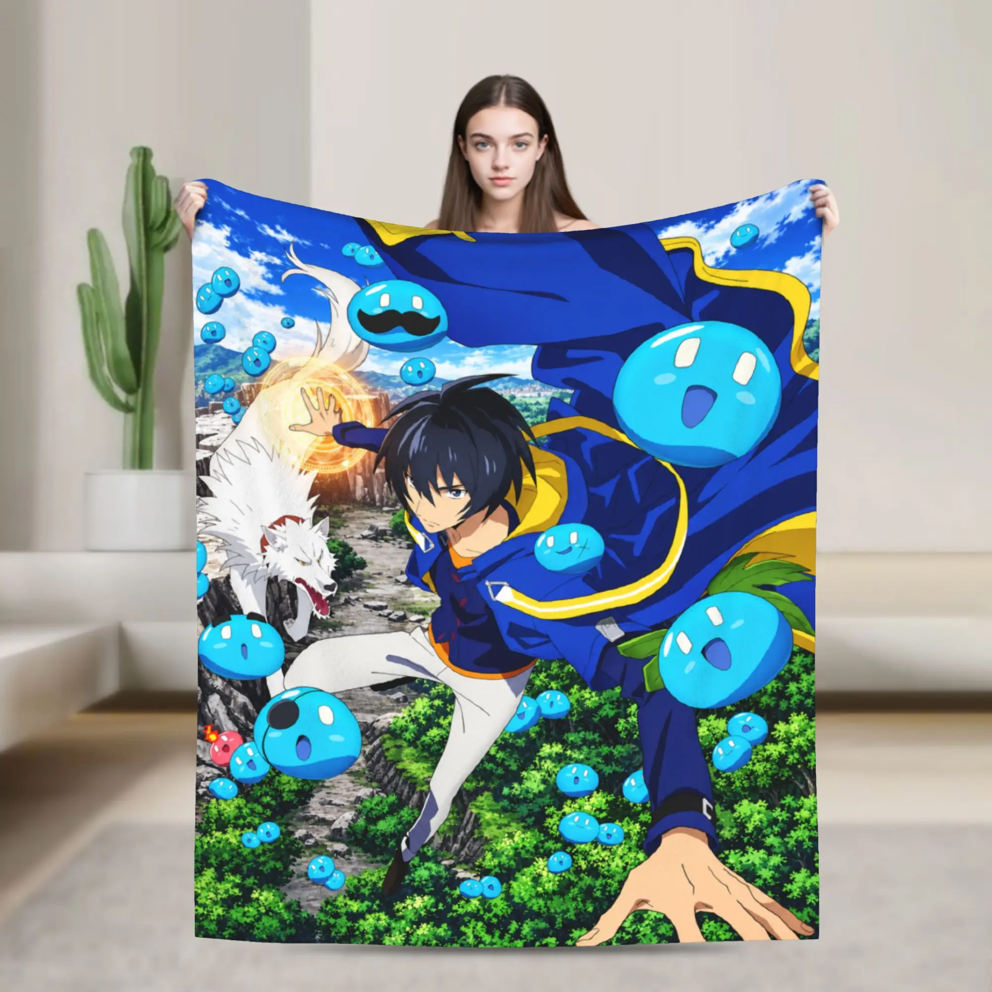 Lilia I Started Being the World’s Strongest Witch Blanket Super Warm  Throw Blanket Autumn Travel Couch Chair Sofa Bed Bedspread