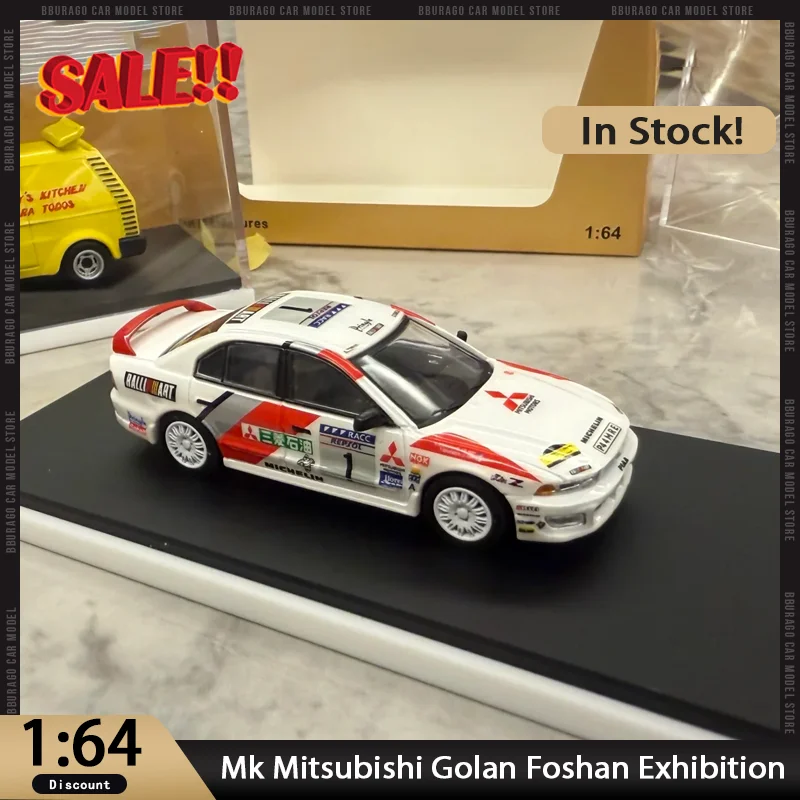 

New In Stock Mk 1:64 Mitsubishi Golan Foshan Exhibition Limited Car Alloy Miniature Diecast Mitsubishi Ornaments Custom Toys Kid