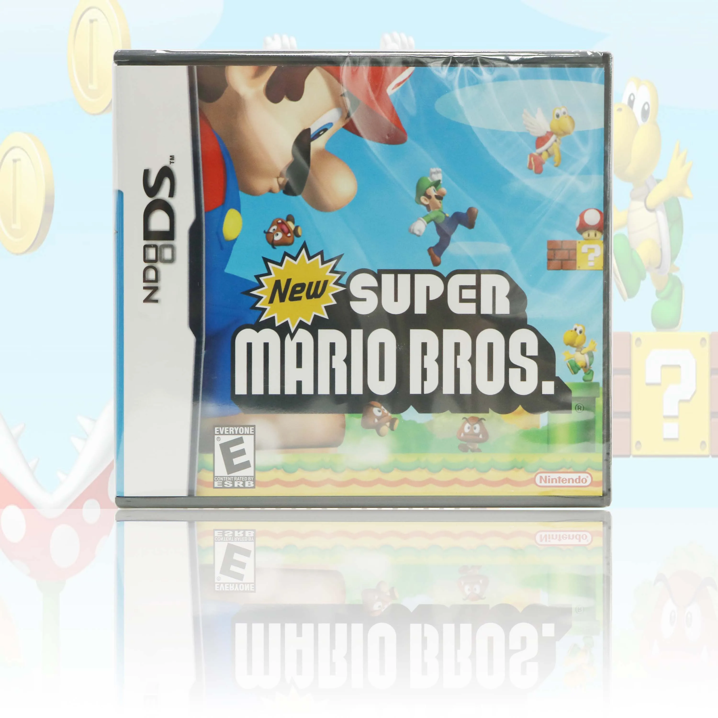 USA Version Super Mario 64 DS/Mario Bros/Kart/Party/Partners in Time Series  DS Game Card Black Case Sealed Package With Manual view 4