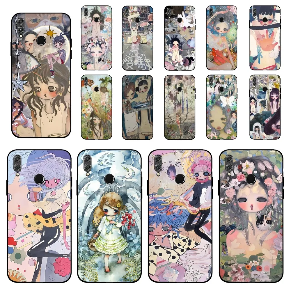 Aya Takano Phone Case For Huawei Honor 10 Lite 9 20 7A 9X 30 50 60 70 Pro Plus Soft Silicone Cover