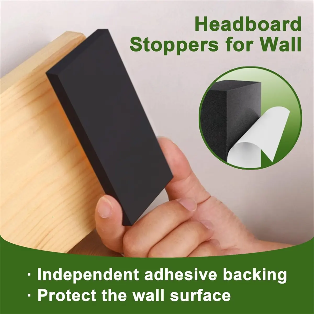 Best of 2026 32Pcs Eva Foam Headboard Stoppers for Wall,Thicker Bed Stoppers for Headboard,Furniture Wall Protectors,40 X 80 mm