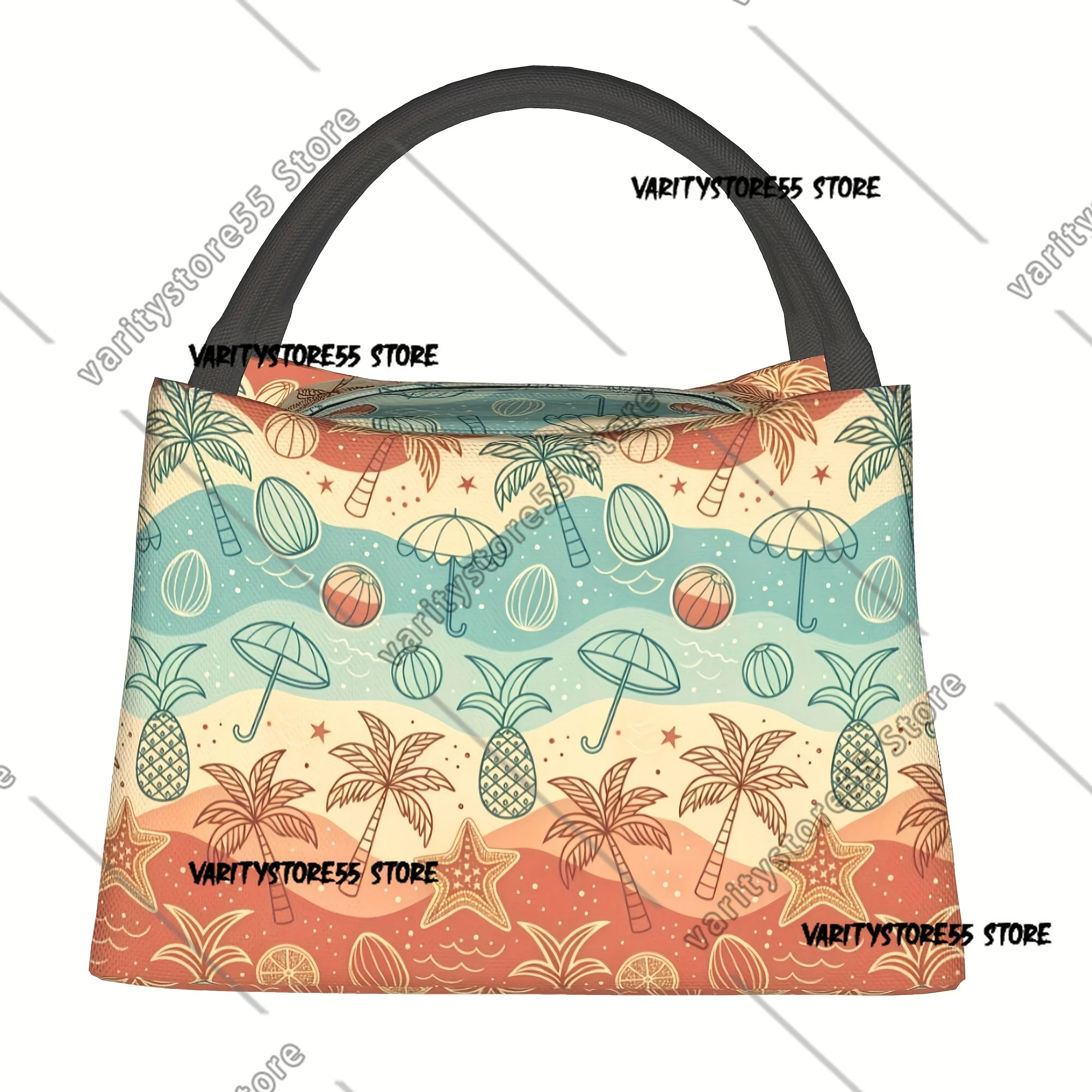 

Тропический ананас, кокосовая пальма, сумки для обеда, портативный холодильник, термосумка для обеда, работа, пикник, подходит для офиса, пикника, пляжа