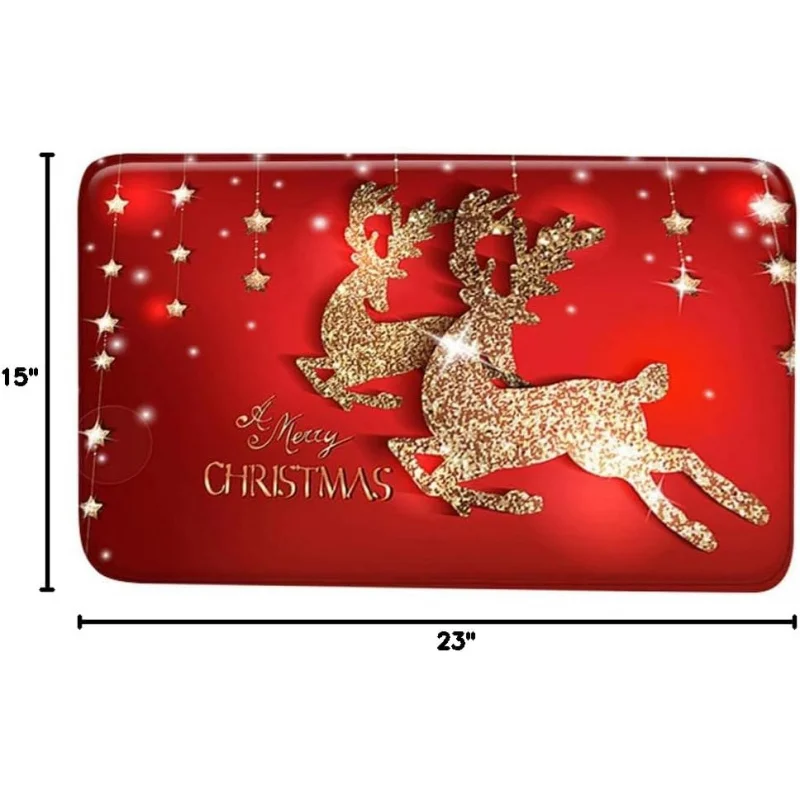 Christmas doormat clean snowman home living room dining room floor mat decoration 61X90cm