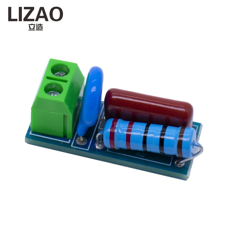 LIZAO 5V-400V RC Snubber Absorption Module Relay Contact Anti-Surge Protection Board AC DC 6V-220V Universal