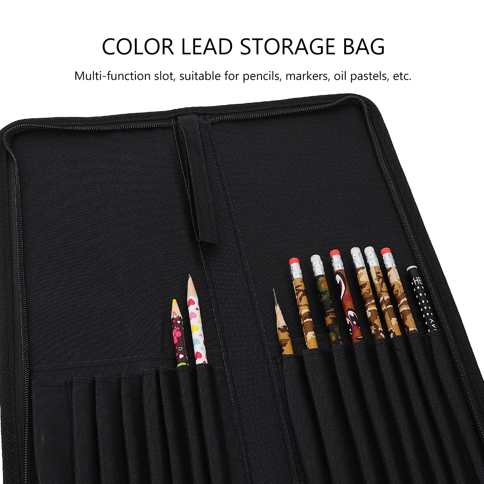 

Portable Paintbrush Bag Oxford Cloth Small Storage for Brushes Pencils School Stationery Pouch Pen Organizer Gift Idea
