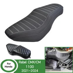 CM1100 CMX1100 One Piece Seat Cushion For Honda Rebel CM CMX 1100 2021-2024 Motorcycle Front Driver Rear Passenger Seat Cover