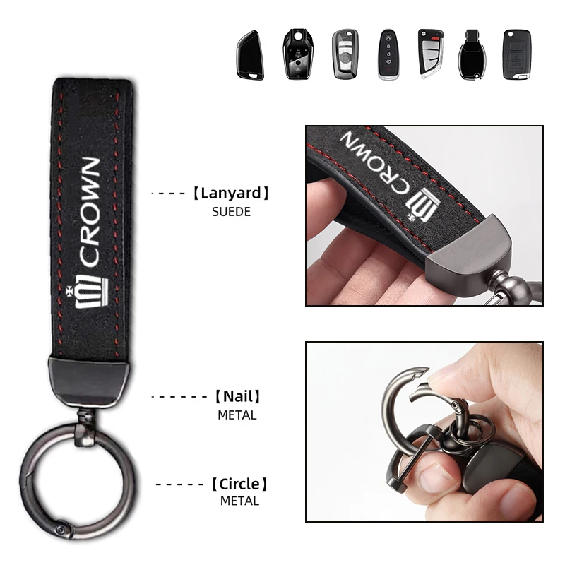 تويوتا سيارة الإطارات عجلة صمام قبعات غطاء سيارة مفتاح سلسلة حلقة المفاتيح لتويوتا كراون فورتشنر برادو هايلاندر سوبر فيرسو ميراي