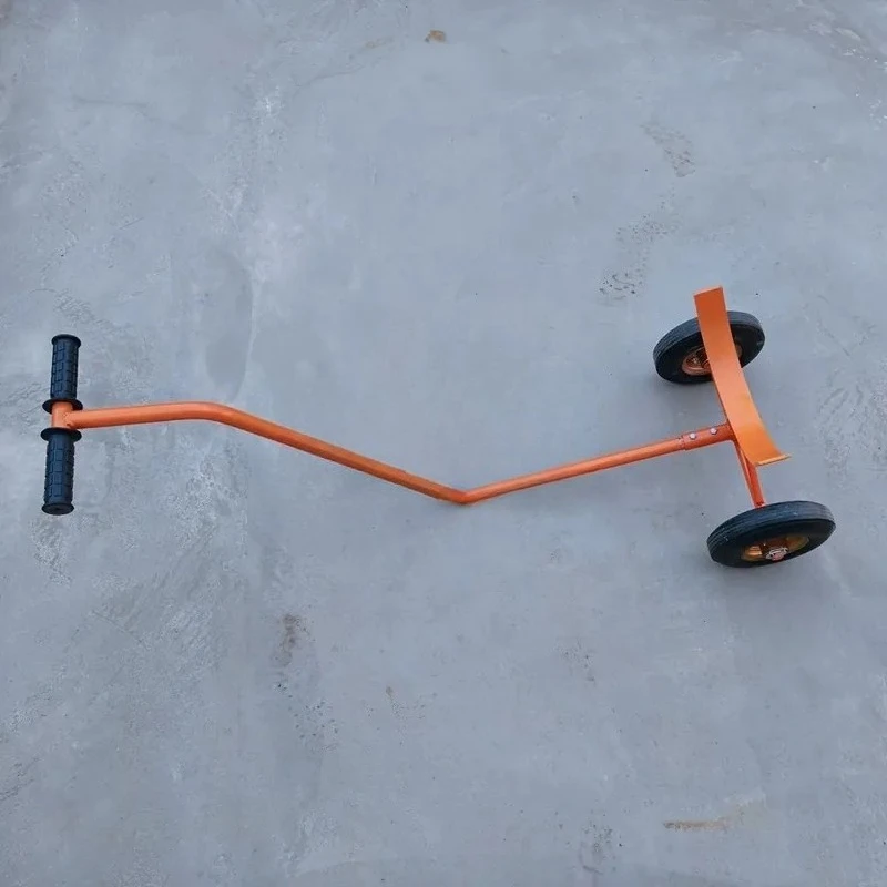 Multifunctional Fire Pipe Truck,Pipe Transport Artifact, Tractor Trolley, Lightweight Tire Trolley