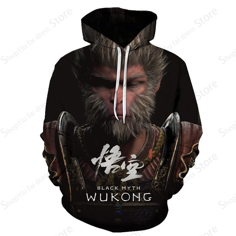 

Game Black Myth Wukong 3d Print Hoodie Men Women Fashion Hoodies Black Myth Wukong Sweatshirt Boy Coats Women Sweats Tracksuits