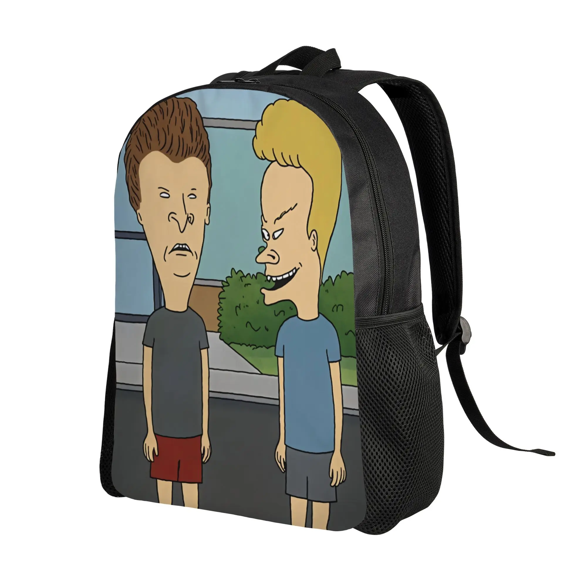 Beavis And Butt Head Street Side Character Backpack Outdoor Style Backpacks Unisex High Quality Lightweight School Bags Rucksack