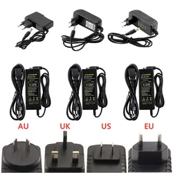 AC DC 5V 12V 24V Power Adapter Supply 1A 2A 3A 5A 6A 8A 10A AC 220V To DC 12V Universal Power Charger Adapter 5 12 24 V Volt