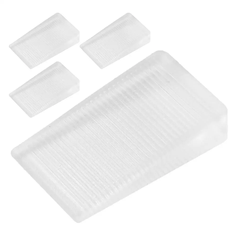 

4PCS Furniture Leg Pads Table Chair Levelers Non Slip Transparent Bathroom Toilet Shims PVC Material Versatile Application Hot