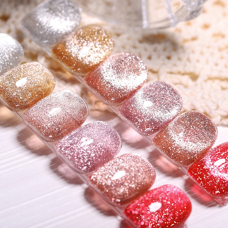 LILYCUTE Love Cat طلاء جل مغناطيسي شعبي أظافر جل مغناطيسية مع أداة مغناطيسية لإنشاء شكل قلب على مستلزمات الأظافر