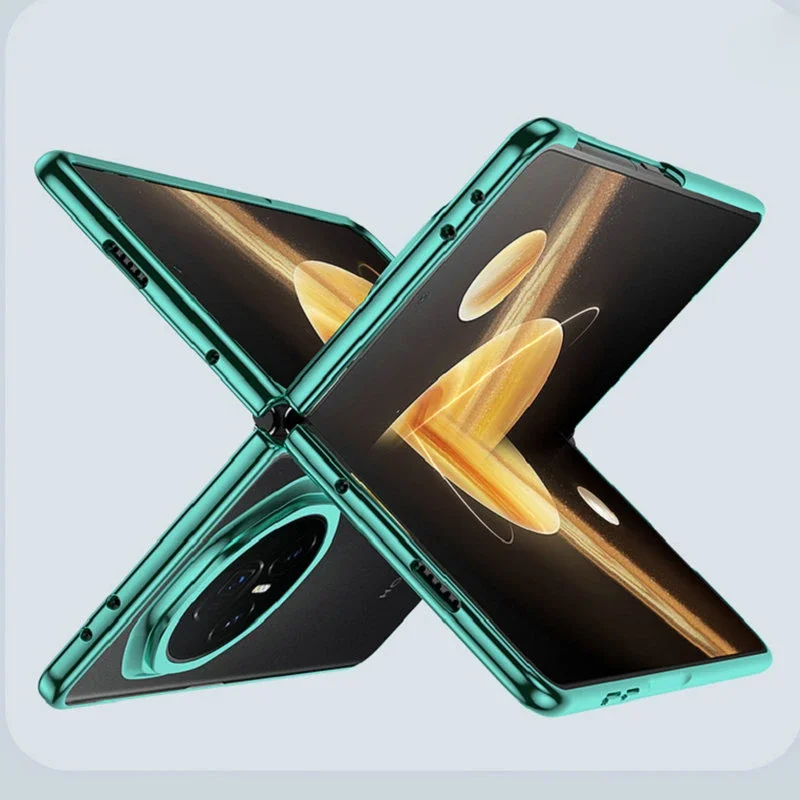 حافظة كمبيوتر صلبة شفافة عالية الدقة لهاتف Honor Magic V3، حافظة كمبيوتر صلبة رفيعة للغاية مطلية بالكروم لهاتف Honor Magic V3 #4