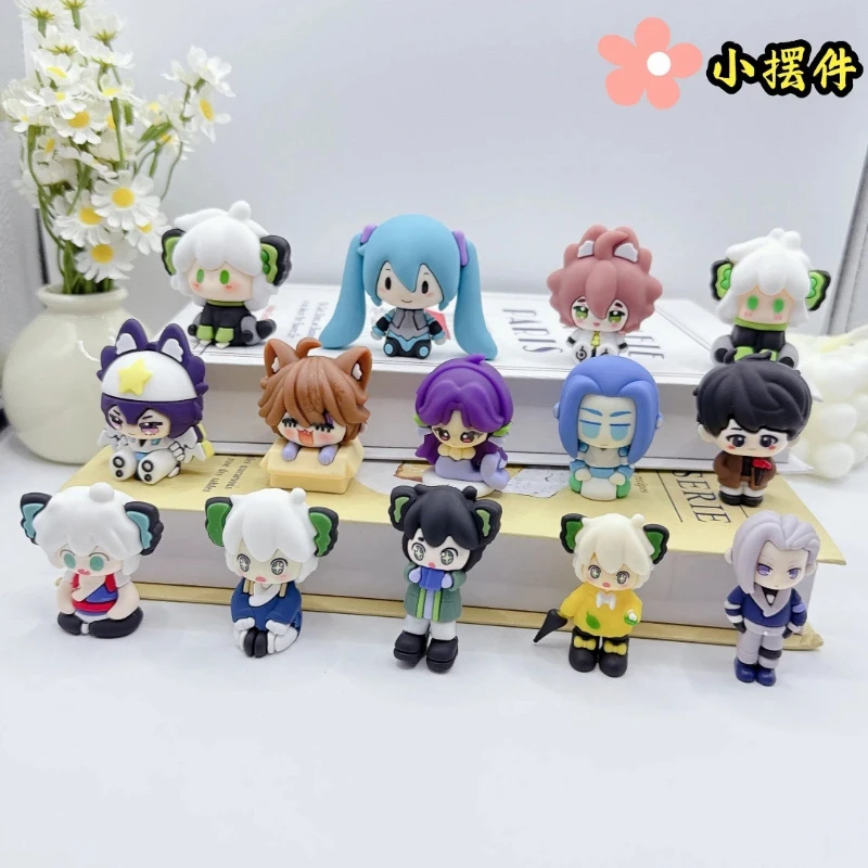 

Cute Cartoon The Legend of Luo Xiaohei Figure Trendy Art Toy Keychain 3D Desktop Ornament Anime Merchandise Gift for Fans Kids