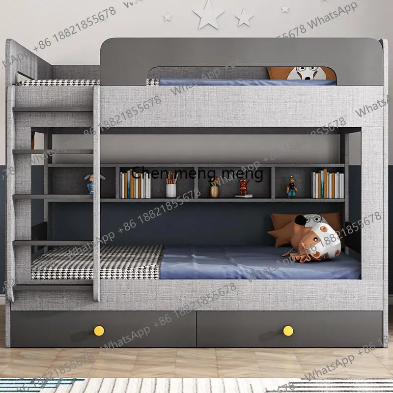 Italian Single Storage Bed Drawers Wood Europen Teens Modern Children Bed Bedroom Wooden High Cama De Casal Home Furniture