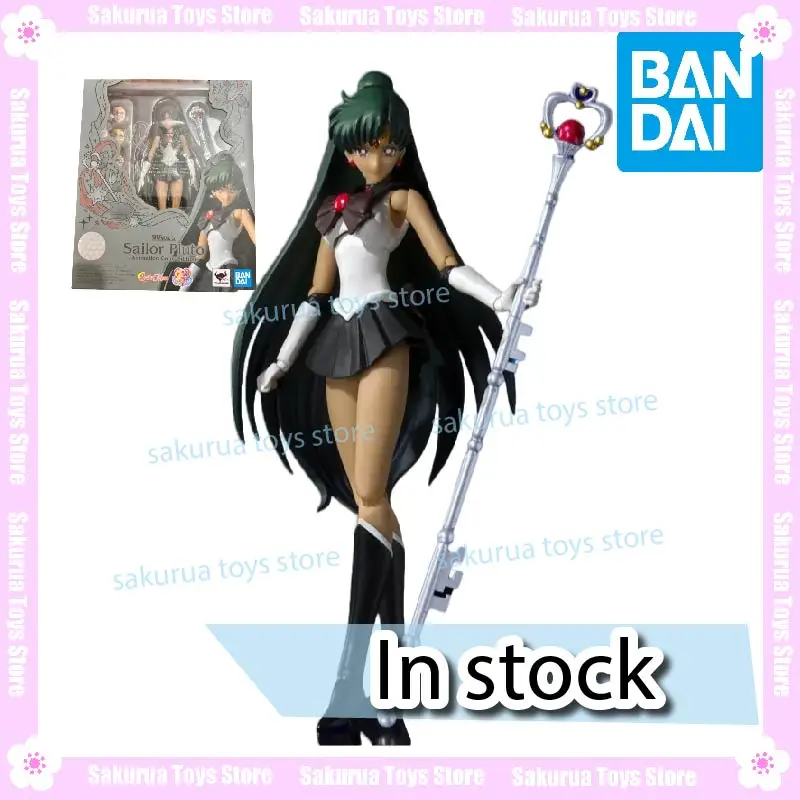Disponibile Bandai SHF Saturn Moon Saturn Moon Pluto Yuena Plutone Figura Anime Periferiche Azione Collezione di bambole Regali