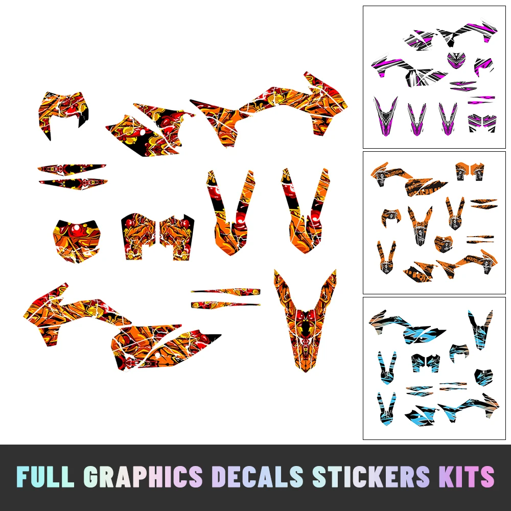 

Набор графических наклеек и деколей для мотокросса, подходящий для 125 200 250 300-500 SX SXF 2013-2015 EXC EXCF XCW 2014-2016