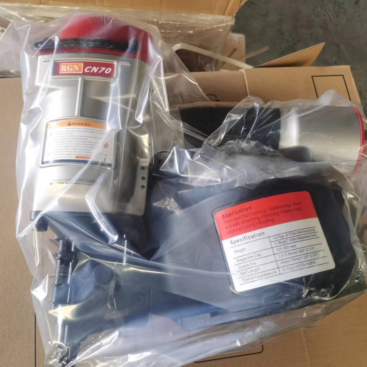 Pistolet à clous pneumatique CN45 55 70 80 90 100 Fabricant de cloueurs à bobine