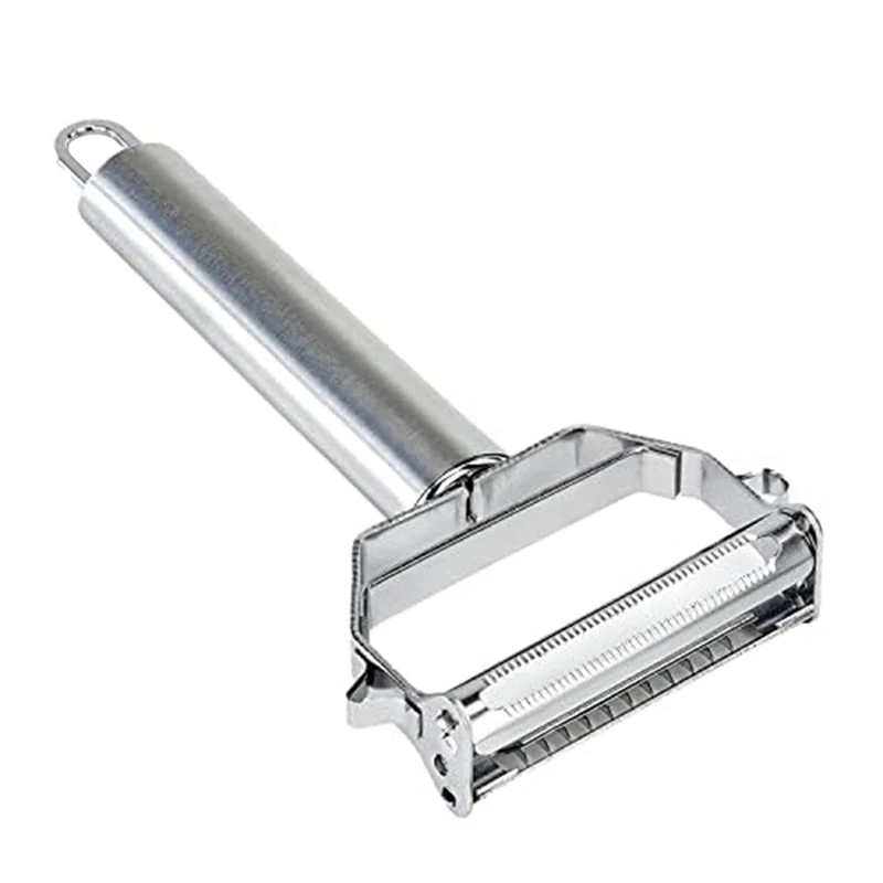 1 Pcs Stainless Steel Vegetable Peeler Commercial Grade Julienne Cutter, Slicer, Shredder,Scraper Fruit, Potatoes