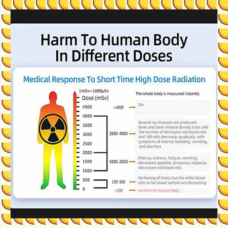 

BAAU NEW Geiger Counter Nuclear Radiation Detector X-Ray Beta Gamma Electromagnetic Durable 100X40x25mm White