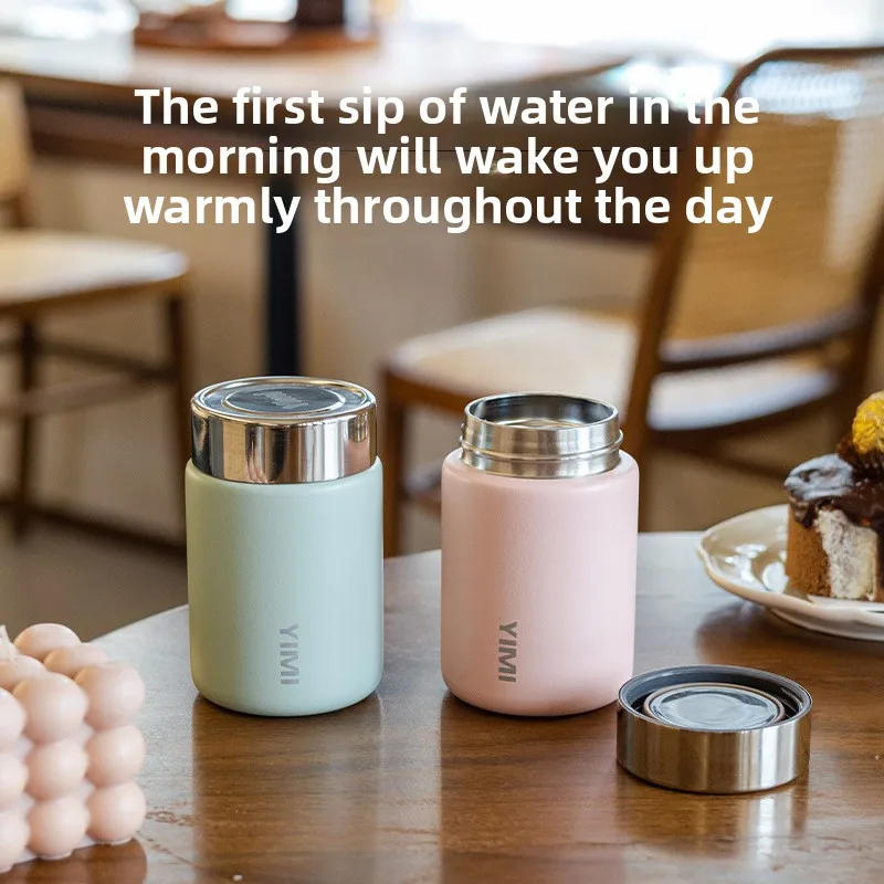 230ml Mini Pocket Size Insulated Water Bottle Stainless Steel Thermos for On-the-Go Hydration