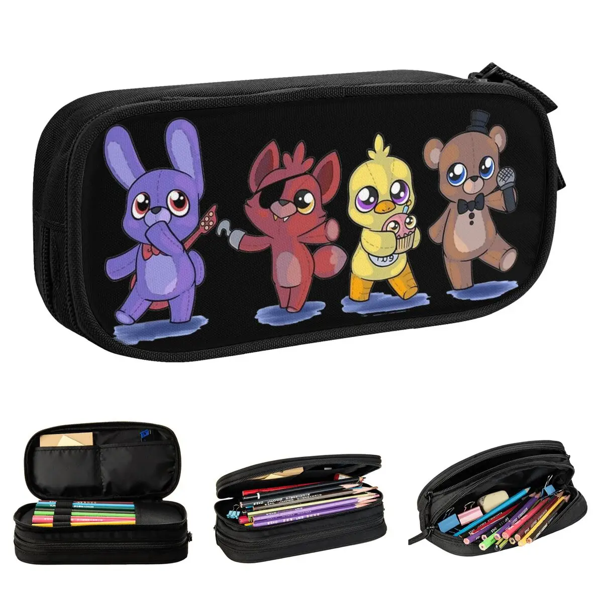 Bella Fnaf Movie Pencilcases Pen per Girl Boy Large Storage Bag studenti School Gift Stationery