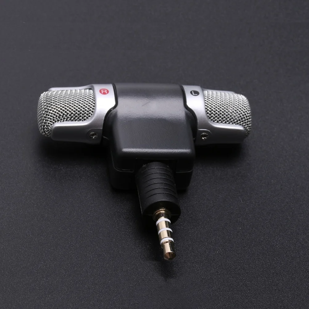 Mini 3.5mm Jack Microphone Stereo Mic For Recording Mobile Phone Studio Interview Microphone For Smartphone image 2