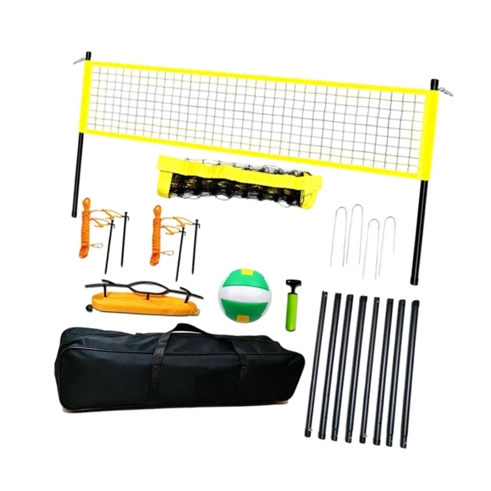 Volleyball Set Heavy Duty Volleyball Ball for Beach Lawn Outdoor Sport Game