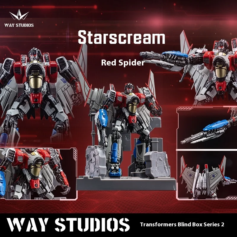 Waystudios Official Transformation OP Prime Action Figure Starscream Arcee Mega tron ต้องใช้เดสก์ท็อปตกแต่งของขวัญแฟน