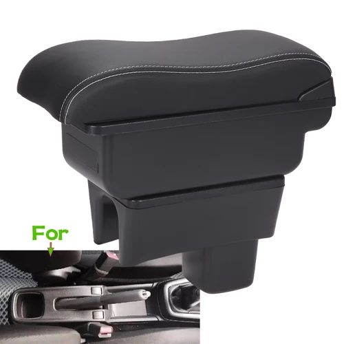 Para Suzuki Swift caja de reposabrazos para Suzuki Swift 2005-2025 reposabrazos de coche superficie curva caja de almacenamiento de coche fácil de instalar dedicado