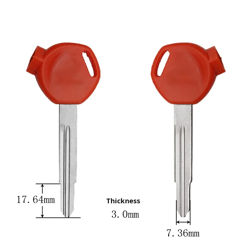 Honda motorcycle key, suitable for: Honda Xindazhou Wuyang WH100 Joy 125CC Jiaying motorcycle key blank(including magnet)