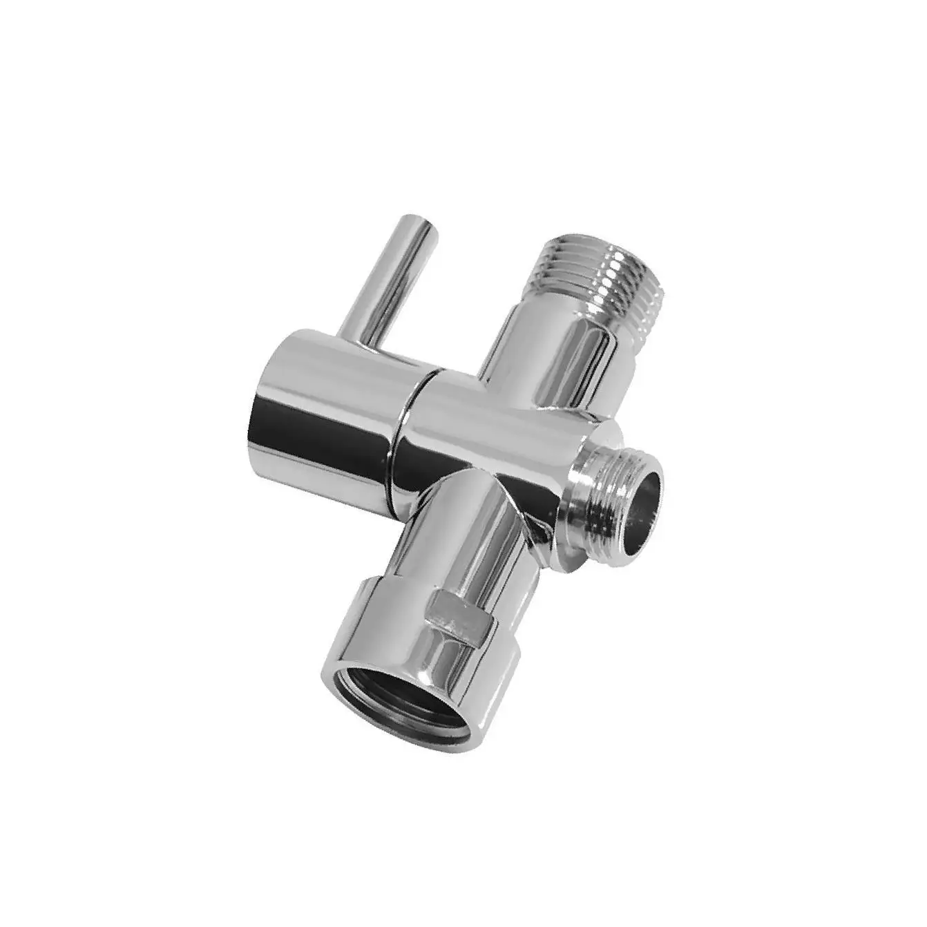 

G3/4" G1/2" Латунный трехходовой переключающий клапан для душа Метчик M/F Т-образный разветвитель E