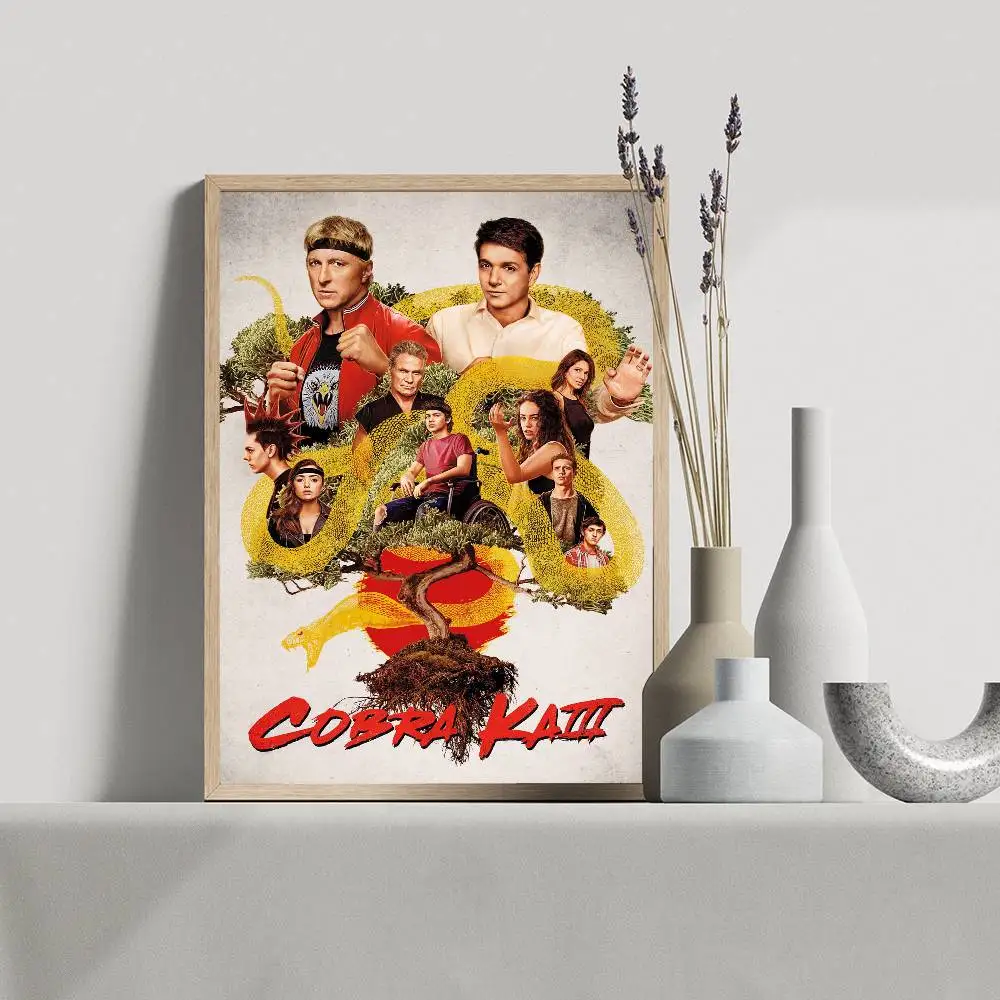 المسلسل التلفزيوني كوبرا كاي ملصق فني ذاتي اللصق مقاوم للماء ورقة ملصق مقهى بار الملصقات ملصقات الحائط #5