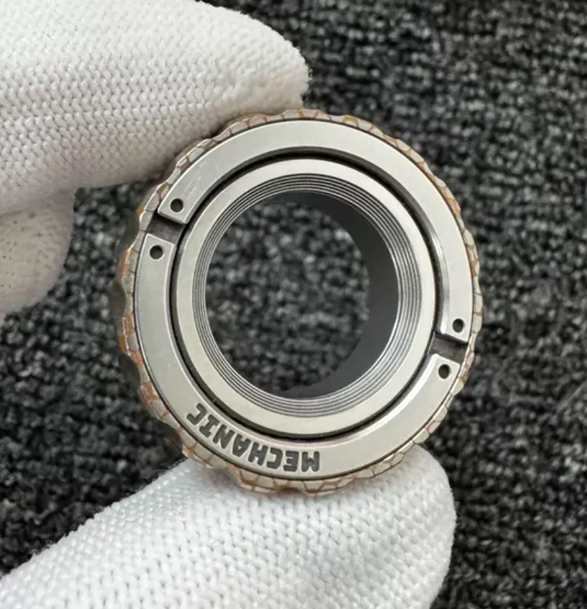 Used EDC Lautie inner+self-made superconducting mechanic M outer fidget decompression toy