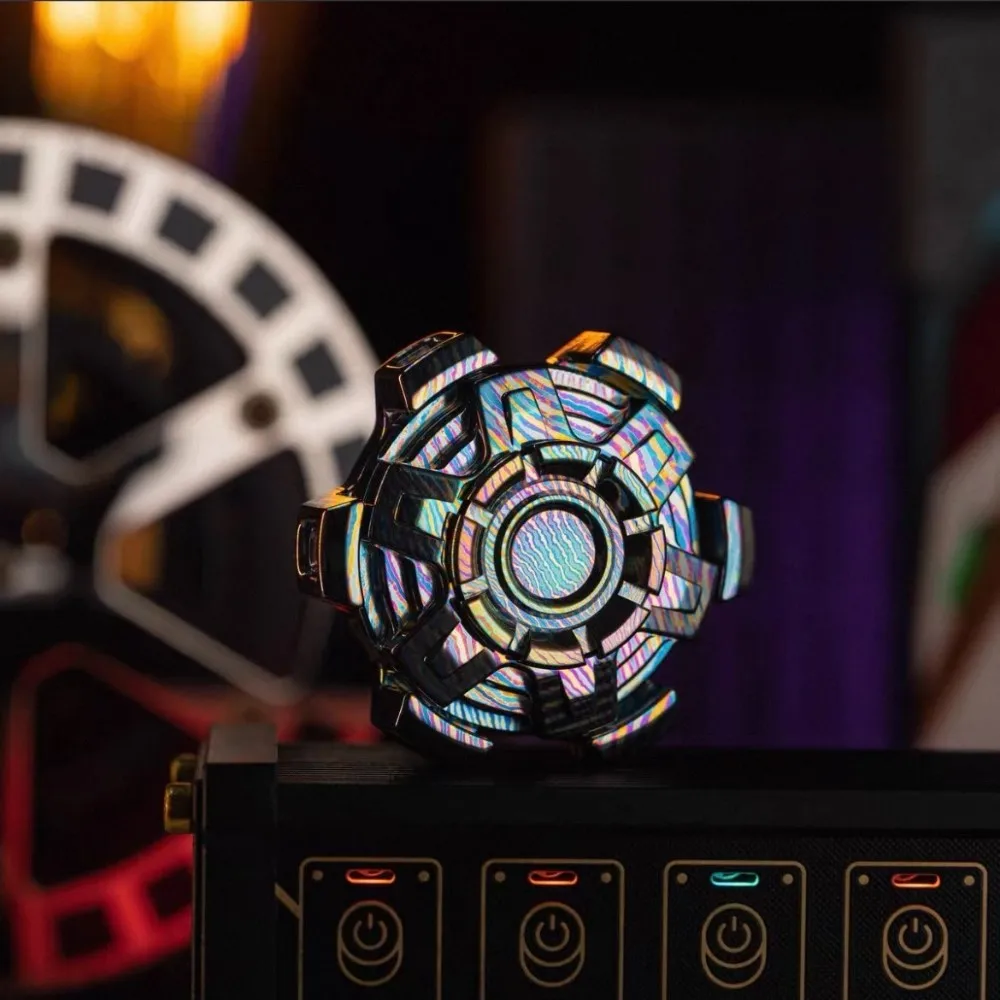 9 mains et KUKE EDC Machinarium 3.0 Fidget Spinner, Gadgets de soulagement de l'anxiété, jouet Fidget en métal pour adultes, nouveauté