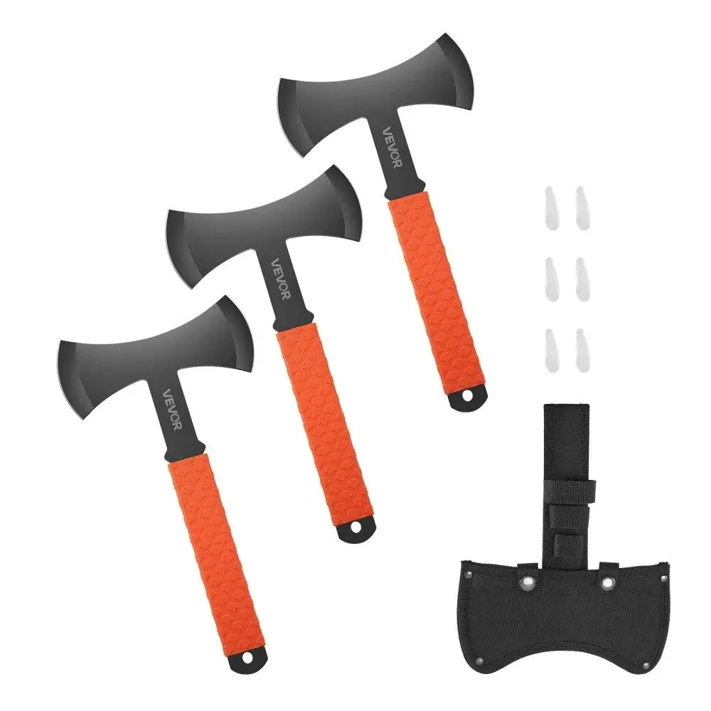 

Набор топоров Tomahawks, 3 шт., 11,9 дюйма, двойной бит, набор топора для метания топора для занятий спортом на открытом воздухе
