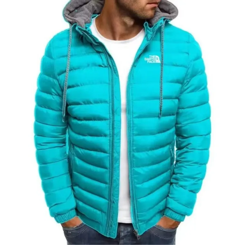 Veste courte en coton imprimé pour homme, super épaisse, résistante au chaud et au froid, marque de haute qualité, tendance de la mode masculine, hiver, nouveau