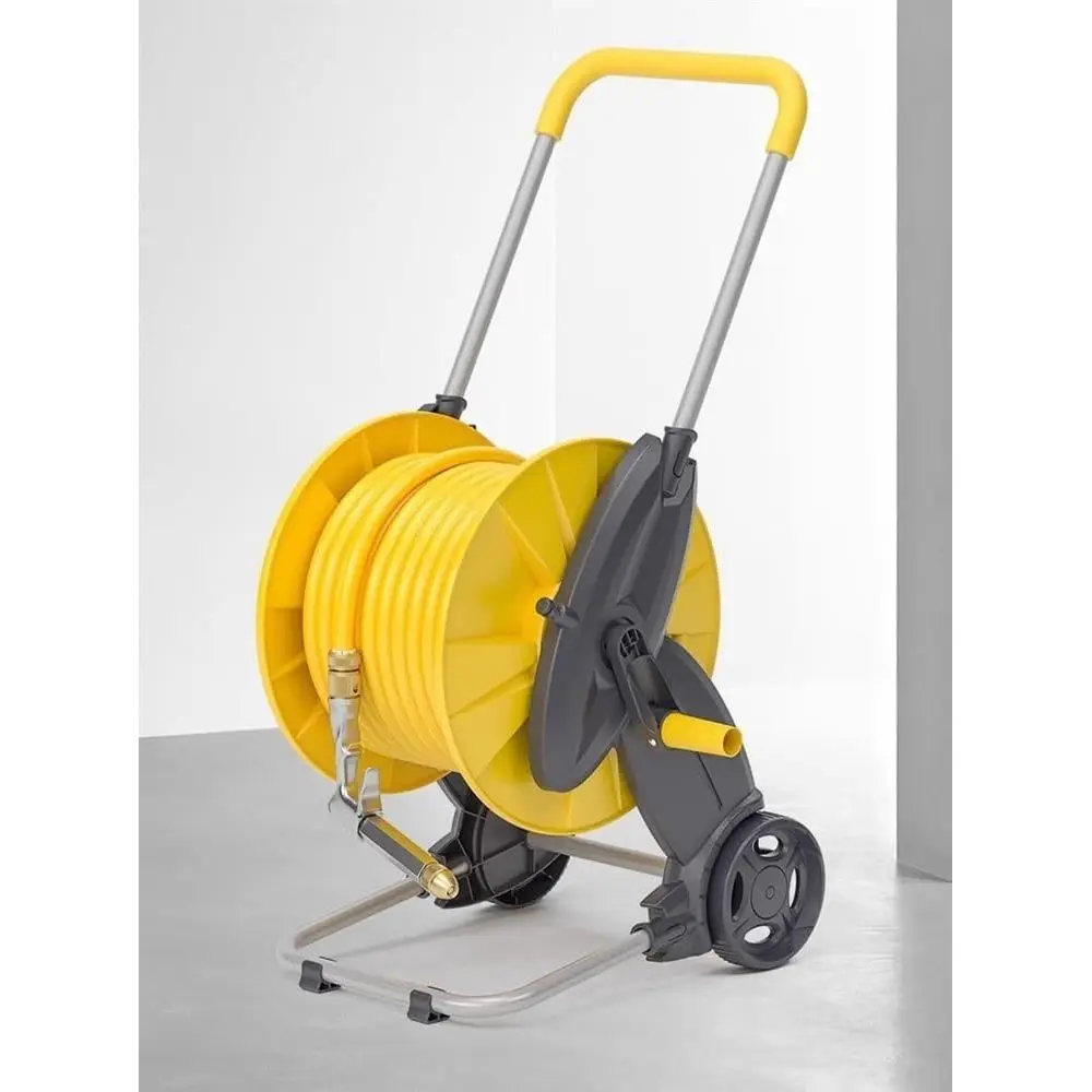 

Portable Hose Cart for 30m Garden Hose, Lightweight and Durable Yard Organizer