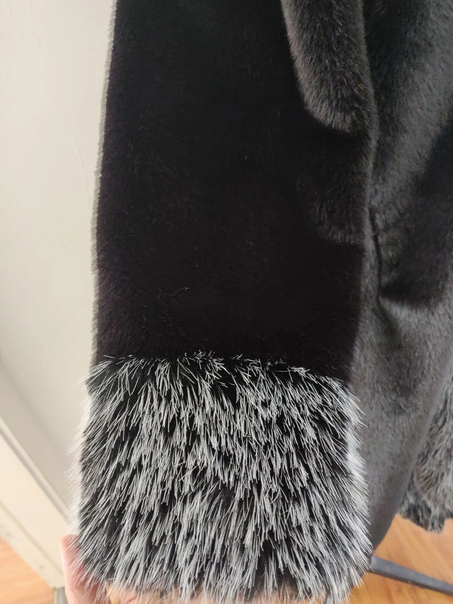 معطف فرو صناعي شتوي للنساء سميك للتدفئة والترفيه من المينك سترة طويلة سترة واقية منفوش فاخرة Bontjas ملابس خارجية دافئة