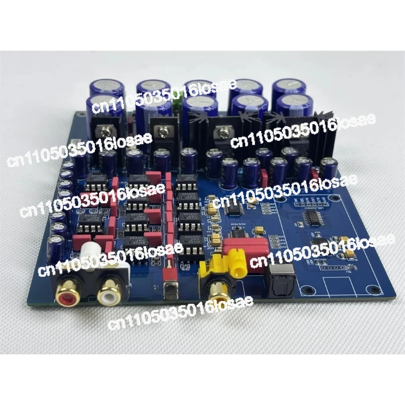 PCM1794+AK4113 Decoder DAC (Supports Fiber Optic.Coaxial USB input AK4113VF JRC5532  NE5534 Supports 24BIT/192KHZ