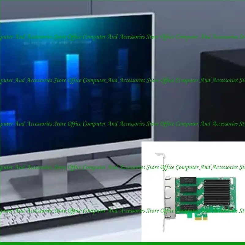 U55C PCIe Card Gigabit Ethernet Adapter RJ45 unterstützt für Lin