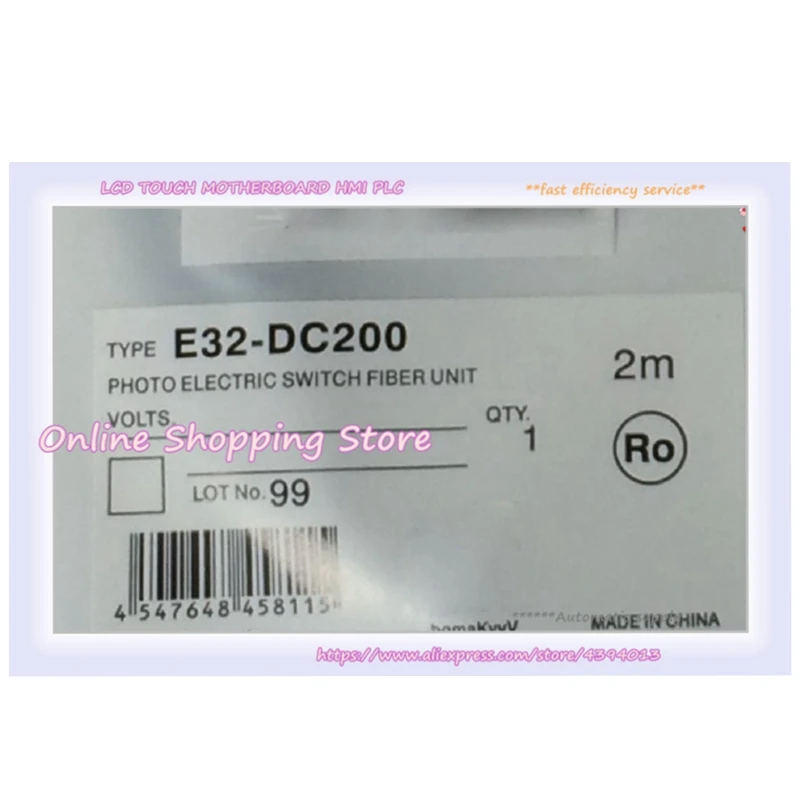 E32-DC200 E32-DC200E 광섬유 센서, 신제품 재고 있음