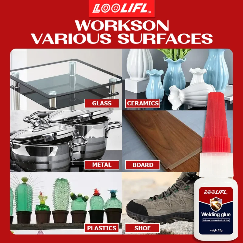 سوبر لاصق شفاف، 1-5 لاصقة قوية، سريعة تجفيف هيدروكريلات لاصق، مناسبة للخشب والمطاط والجلود والبلاستيك والمعادن والمجوهرات المائية، DIY الحرفية، الخ #6