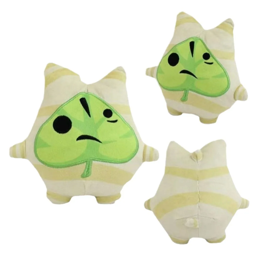 New 18cm Makar Korok Plush Toy Stuffed Soft Plushie Plant Game Cute Figure Doll  for Children Kids Boys Birthday Gift